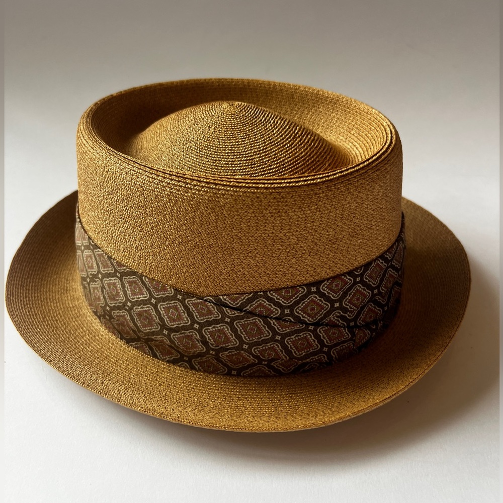 Vintage Churchill ltd Straw Fedora